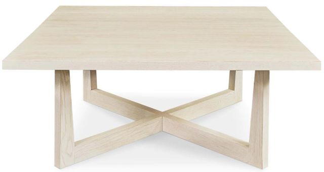 Bassett® Furniture Customizable BenchMade Liam Oak Square Cocktail Table-1