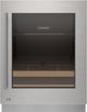 Sub-Zero Stainless Steel Glass Door Panel With Lock - Tubular Handle, Right Hinge-0