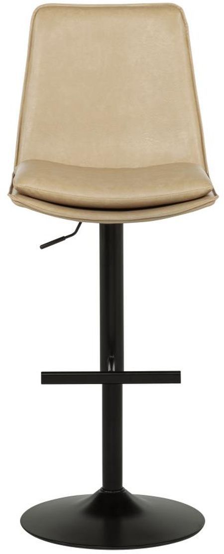 Coaster® Eldridge Coffee Tan Upholstered Adjustable Bar Stool-3