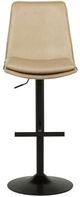 Coaster® Eldridge Coffee Tan Upholstered Adjustable Bar Stool-3