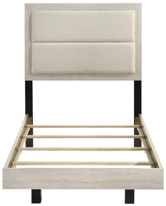 Coaster® Trenton Rustic Cream Twin Panel Bed-2