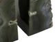 A & B Home 2-Piece Brown/Green Cut Base Agate Bookend Set-1