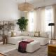 TOV Furniture Hangover 4-Piece Cream Performance Boucle Modular Chaise Sectional-1