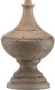 Crestview Collection Post Finials Antique White Table Lamp-1