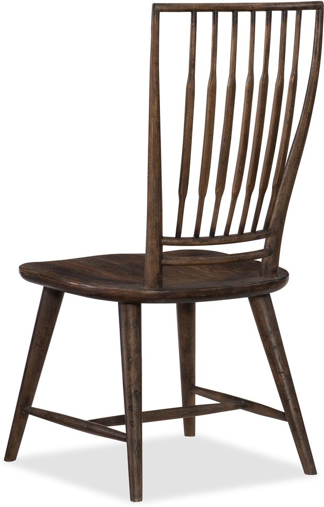 Hooker® Furniture Roslyn County Brown Spindle Back Side Chair-1