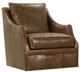 Robin Bruce Kara Leather Swivel Chair-0