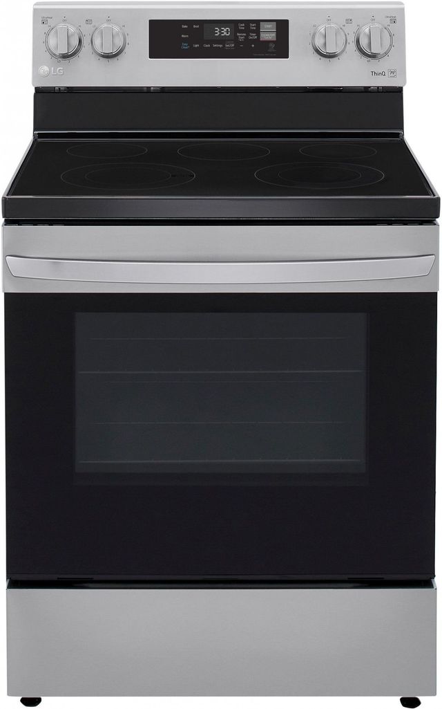 LG 30" Stainless Steel Smart Freestanding Electric Range-0