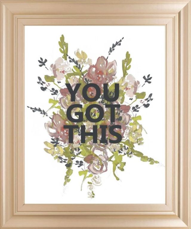 Classy Art Empower Flowers I by Jennifer Goldberger Wall Art-0