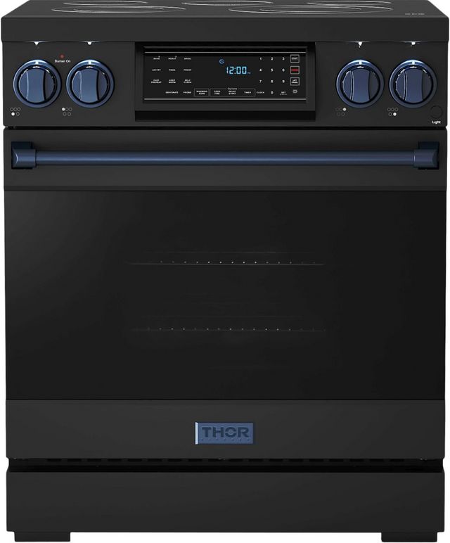 Thor Kitchen® Gordon Ramsay Series 30" Matte Black Pro Style Electric Range