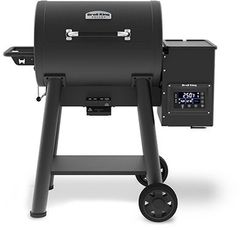 Broil King® Crown 400 25" Black Freestanding Wood Pellet  Grill