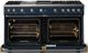 Viking® 5 Series 60" Slate Blue Pro Style Gas (LP) Range with Brushed Brass Trim-1