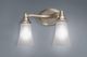 Moen® Eva™ Brushed Nickel Two Globe Bath Light-1