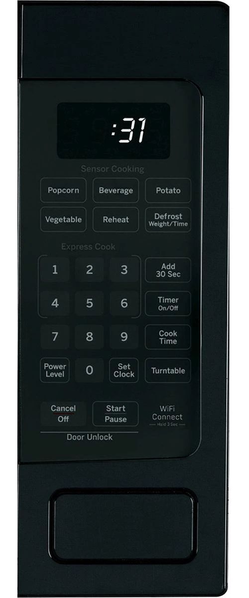GE Profile™ 1.1 Cu. Ft. Black Countertop Microwave-2