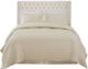 Olliix by Madison Park Amelia Cream King Upholstery Headboard-4