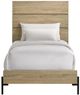 Intercon Newhall Vintage Oak Melamine Youth Twin Panel Bed-1