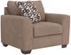 Benchcraft® Triston-Peaks Suede Chair and a Half-0