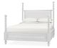 Capri King Upholstered Poster Bed-1