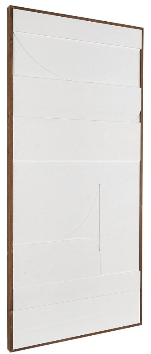 Deco Marche White Geometric Dimensional Wall Decor-0