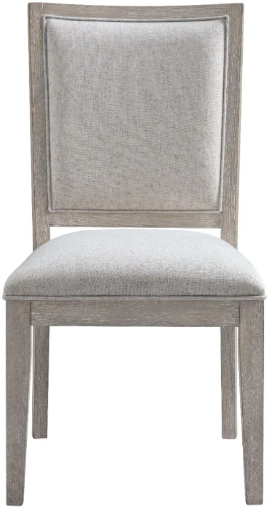 Riverside Furniture Bennett 2-Piece Frosted Gray Upholstered Side Chair Set-2