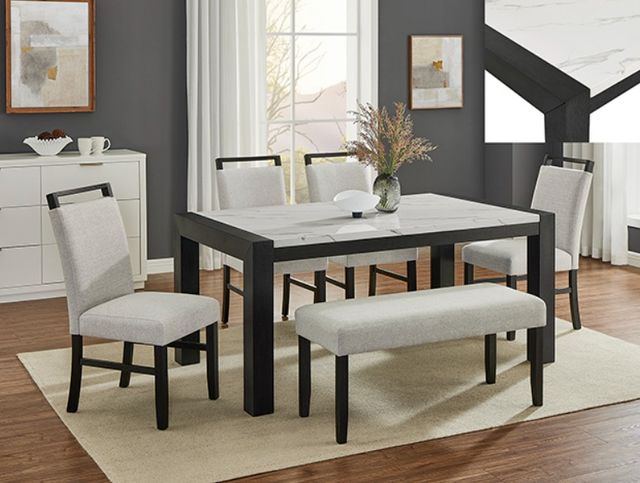 Crown Mark Jules Charcoal/Gray Dining Side Chair-1