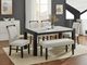 Crown Mark Jules Charcoal/Gray Dining Side Chair-1