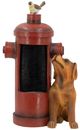 A & B Home Red Outdoor Decorative Fire Hydrant Water Fountain-0