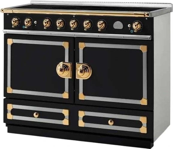 La Cornue CornuFé 110 43" Matte Black Pro Style Induction Range-1