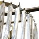 Harp & Finial® Ribbon Brass/Clear Large Chandelier-1