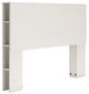 Signature Design by Ashley® Aprilyn White Queen Bookcase Headboard-0