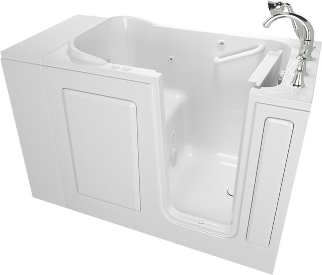American Standard Value Series White Alcove Walk-In Combination Bathtub-1
