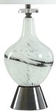 StyleCraft Ice Castles/White Table Lamp-2