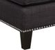 Elements International Erica Heirloom Charcoal Ottoman-3