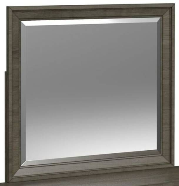 Elements International Canterbury Gray Dresser and Mirror-1