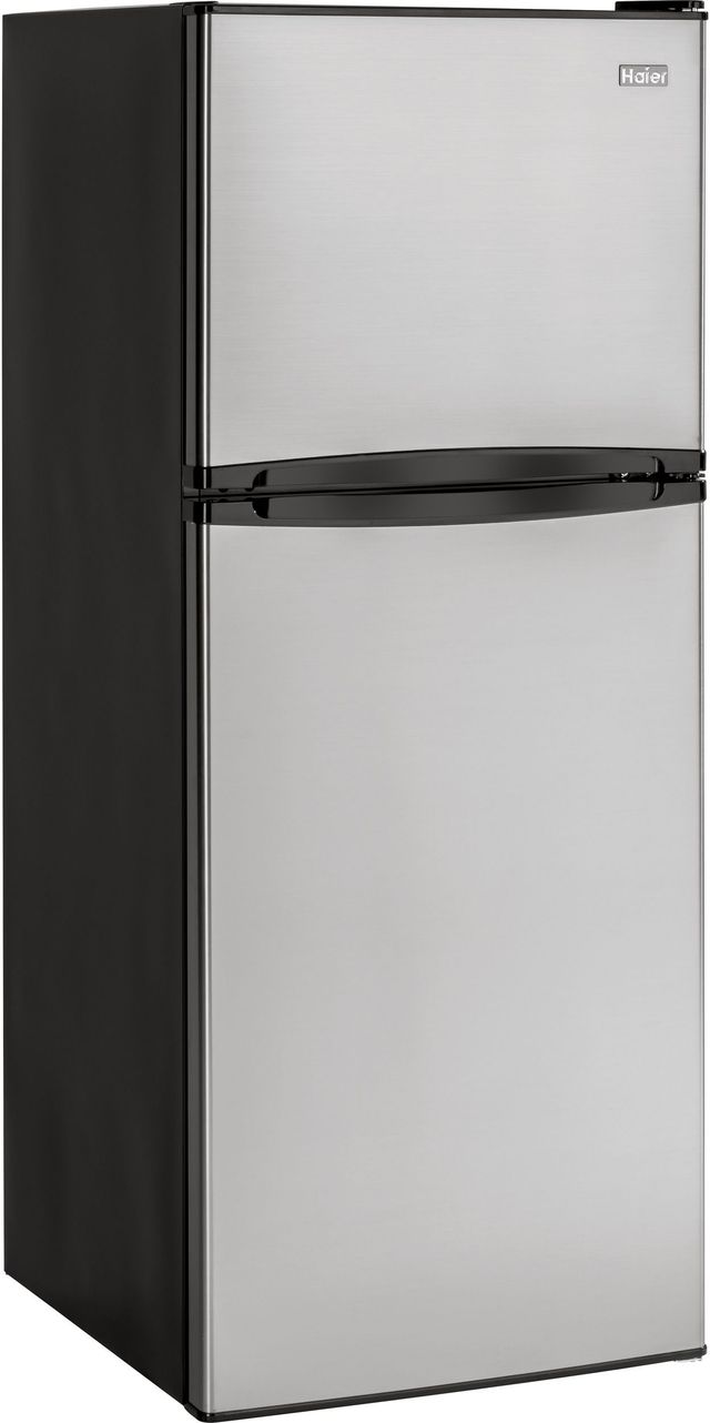Haier 24" 9.8 Cu. Ft. Stainless Steel Top Freezer Refrigerator-4