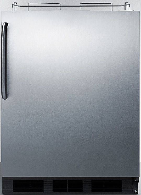 Summit® Commercial Series 5.5 Cu. Ft. Stainless Steel Beer Cooler/Kegerator-0