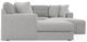 Jackson Furniture Logan 4-Piece Gray Left Side Facing U-Shape Chaise Sectional-2