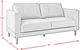 Elements International Hampton 2-Piece Fiero Black Living Room Stationary Seating Set-4