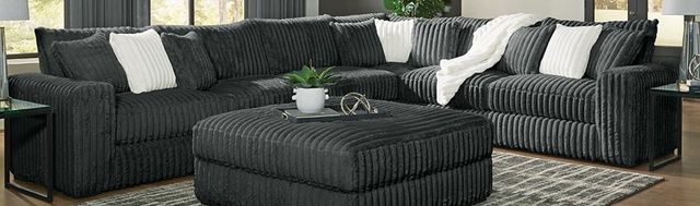 Albany Industries 4-Piece Mondo Gunmetal Sectional-0