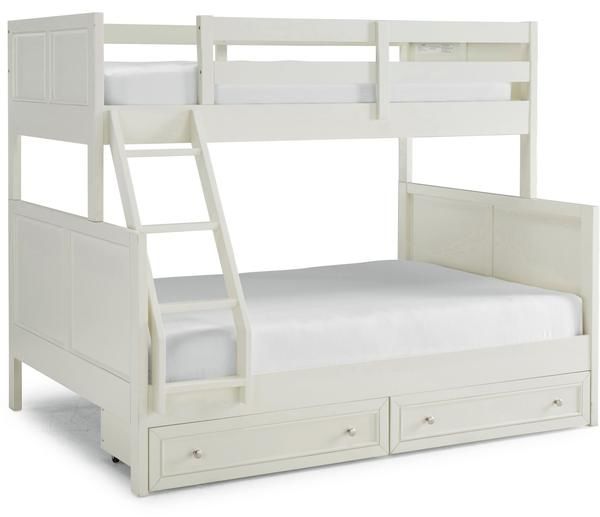 homestyles® Naples Off-White Twin/Full Bunk Bed-1