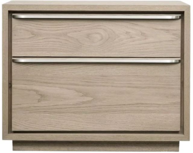 Modus Furniture One Coastal Bisque Nightstand with USB Charging-2