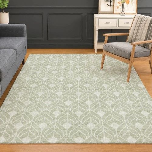 Dalyn™ Rug Company The Reserve TR10 Celery 5'x8' Area Rug-4