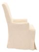 Synergy® Nomad Snow Slipcover Pearl Dining Arm Chair-3