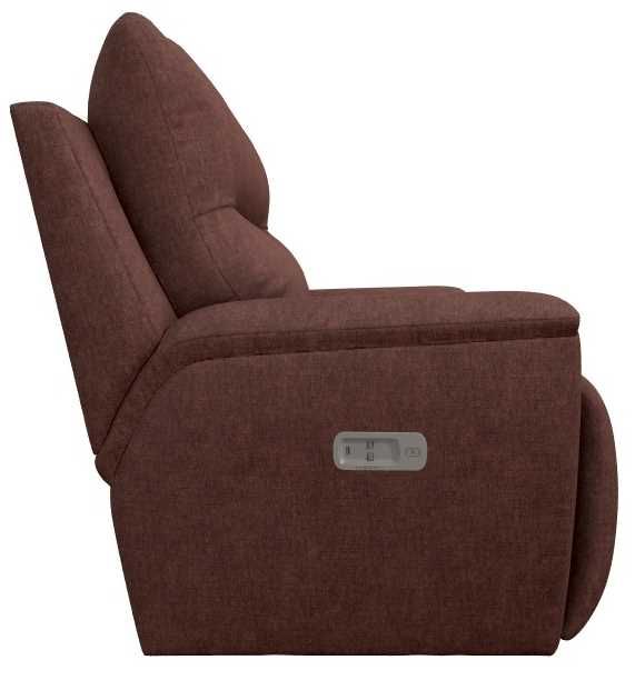 La-Z-Boy® Palmer Brick Power Reclining Chair and a Half with Headrest-3