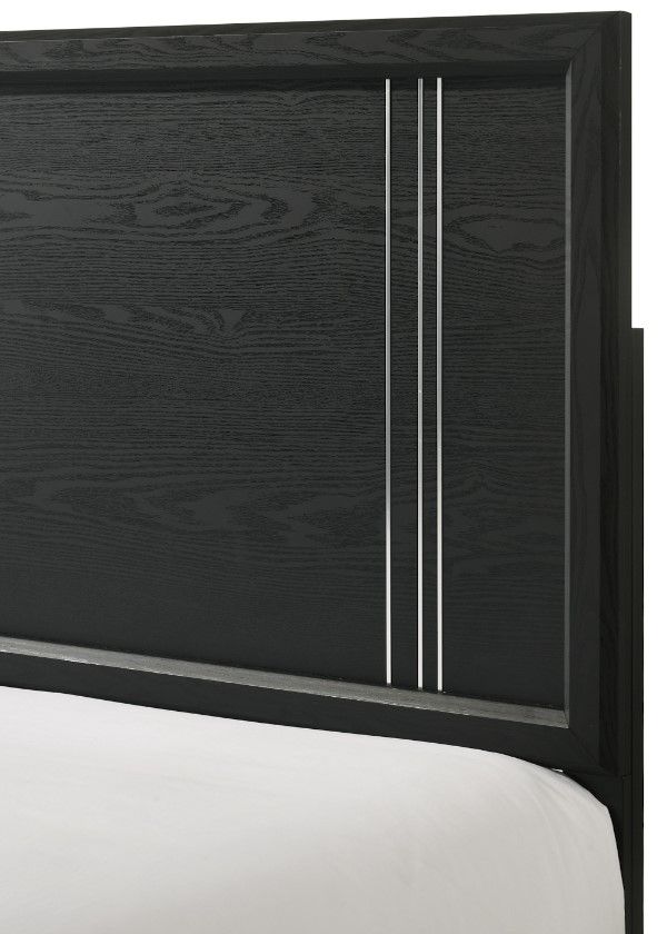 Crown Mark Charlie Charcoal King Panel Bed-3