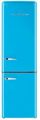 Unique® Appliances Classic Retro 22 in. 9 Cu. Ft. Robin Egg Blue Bottom Freezer Refrigerator-0