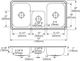 Elkay Celebrity® Brushed Satin 43" x 22" x 7" 4-Hole Triple Bowl Drop-In Sink-1