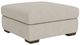 Flexsteel® Collins Driftwood Square Cocktail Ottoman-0