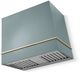 La Cornue Cornufé Loge 36" Ocean Wall Mounted Range Hood with Polished Brass Trim-0