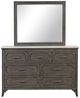 New Classic® Home Furnishings Lisbon Gray Dresser and Mirror Set-2