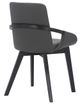 Armen Living Greisen Gray Dining Swivel Chairs-3